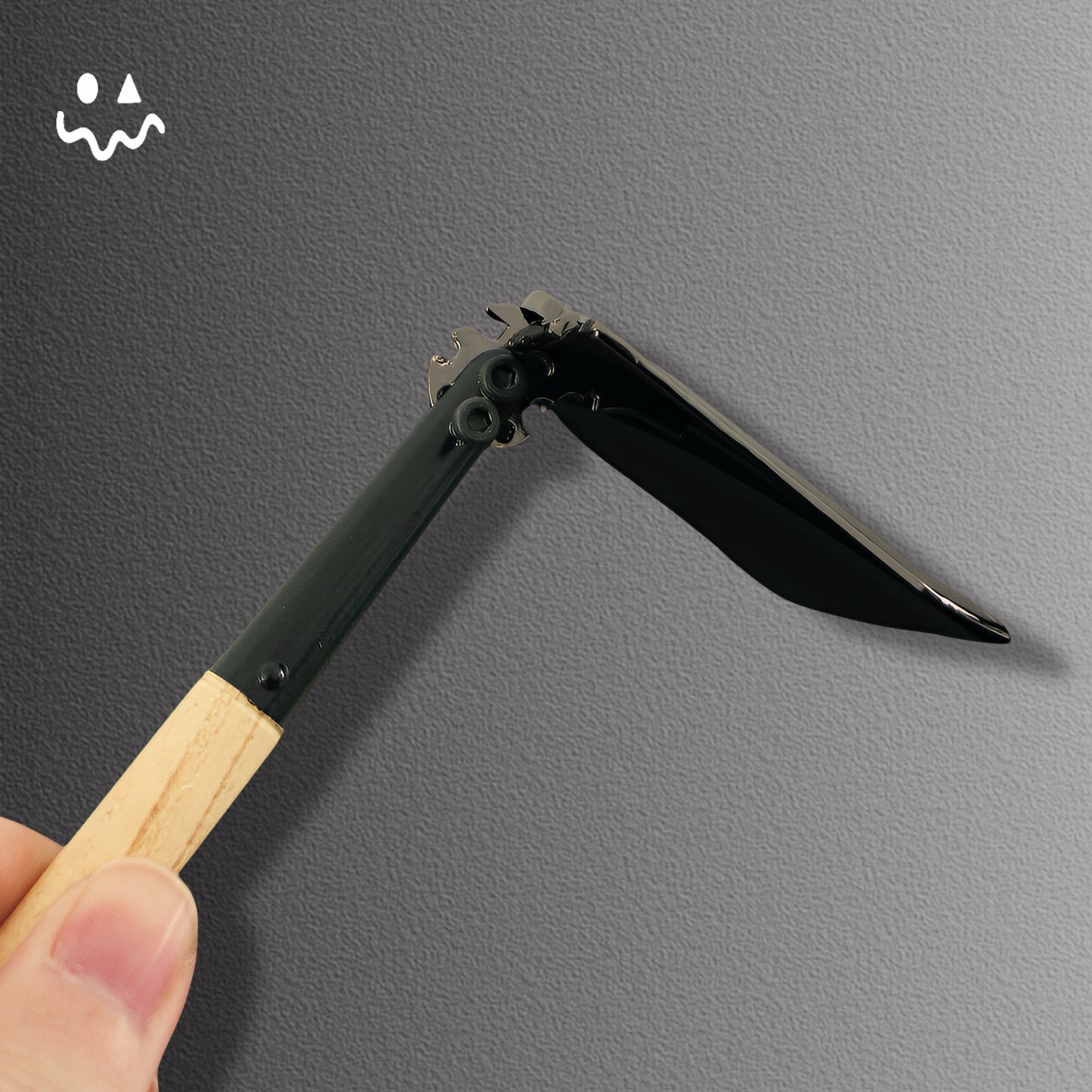 Mini Engineer Shovel Foldable Rice Spoon Metal Replica