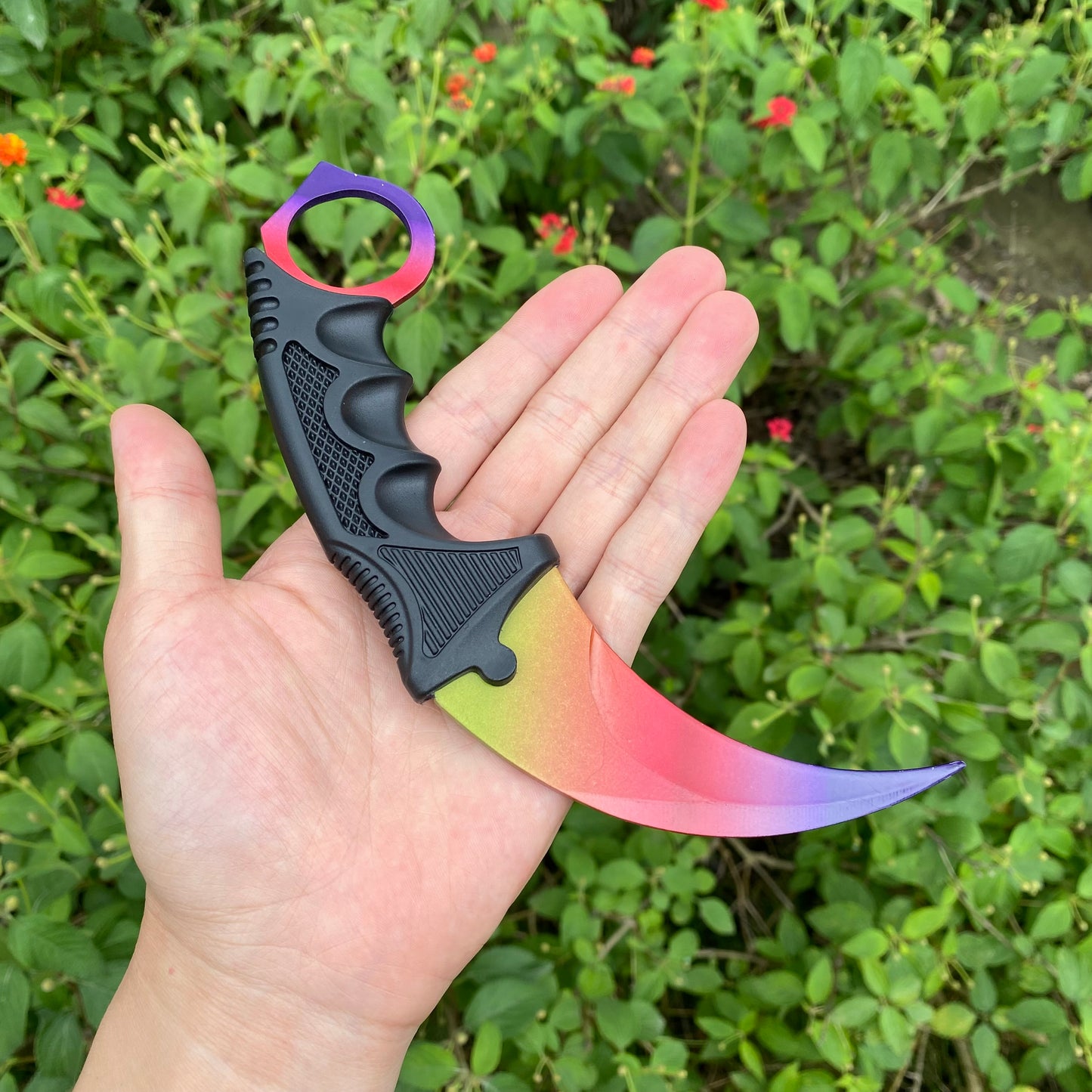 Fade Blunt Blade Karambit Trainer &amp; Balisong Geschenkbox