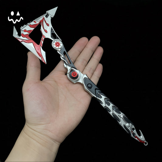 Metal Streamer Fighting Fly Axe Replica Display Collection