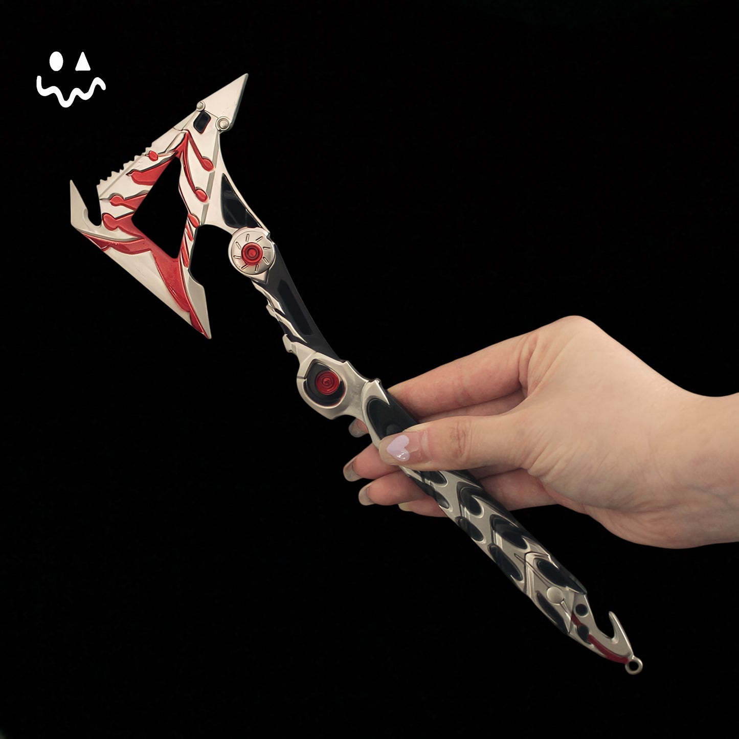 Metal Streamer Fighting Fly Axe Replica Display Collection