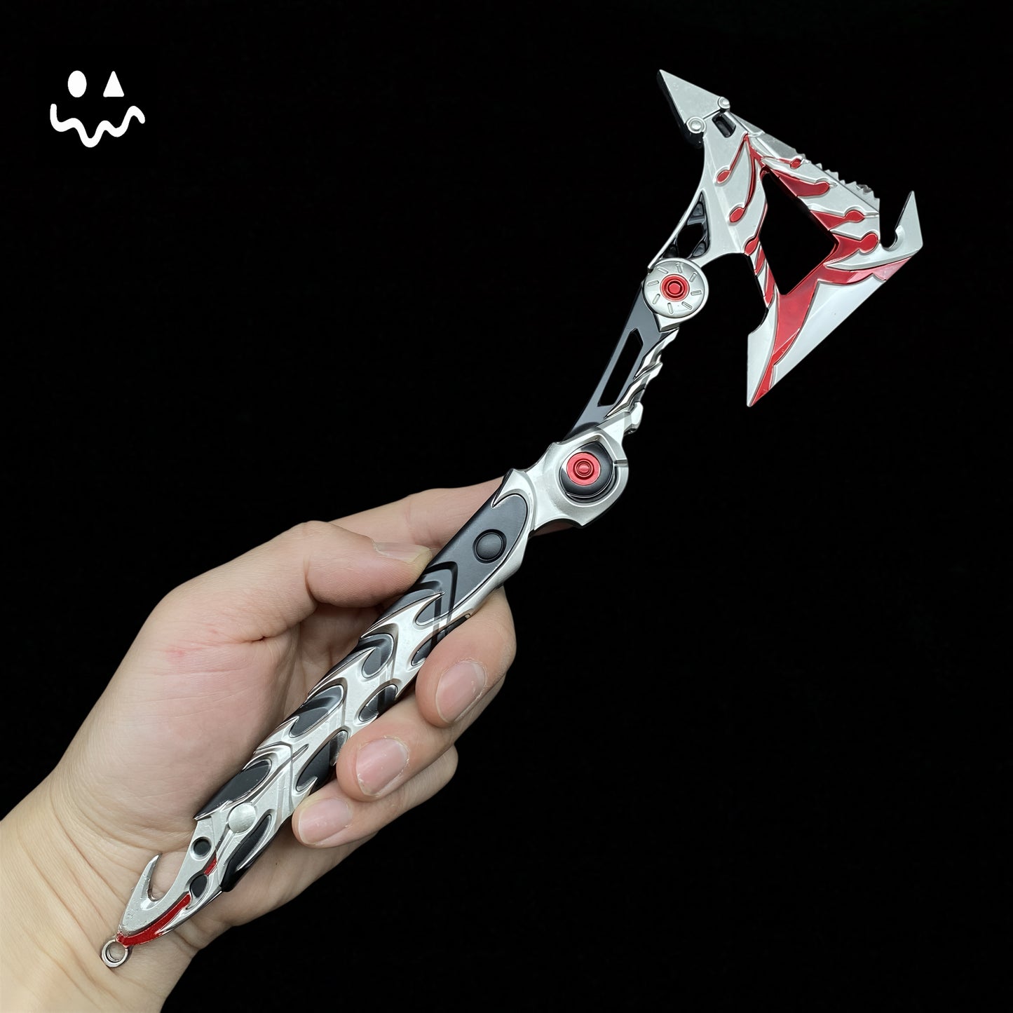 Metal Streamer Fighting Fly Axe Replica Display Collection