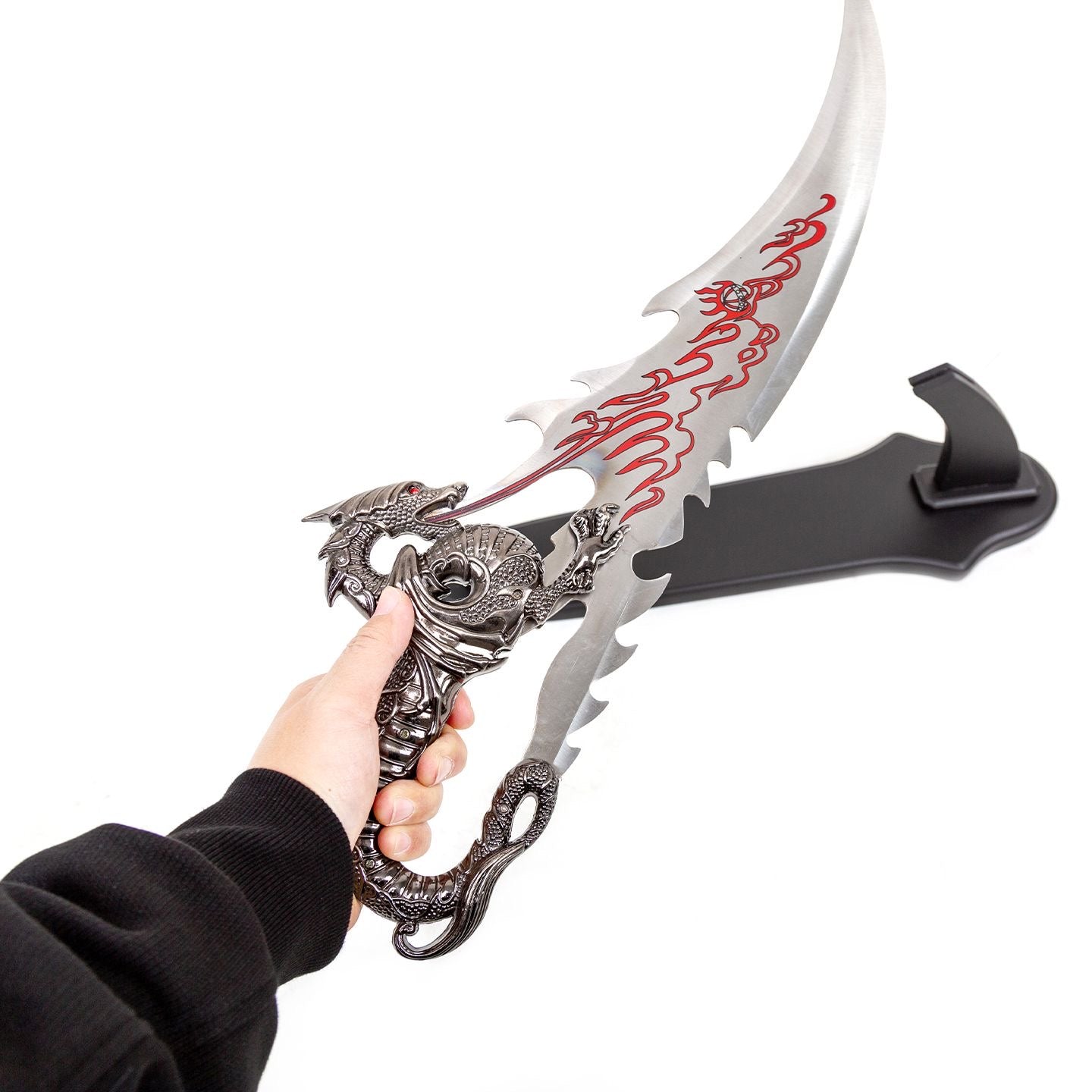 Fire Dragon Bending Knife Metal Blunt Blade Replica