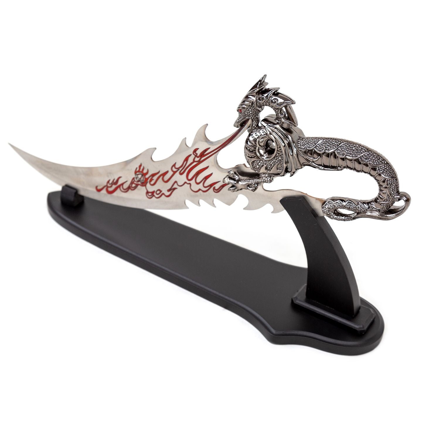Fire Dragon Bending Knife Metal Blunt Blade Replica