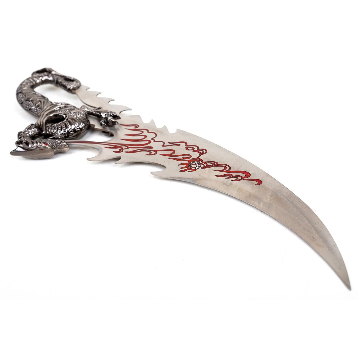 Fire Dragon Bending Knife Metal Blunt Blade Replica