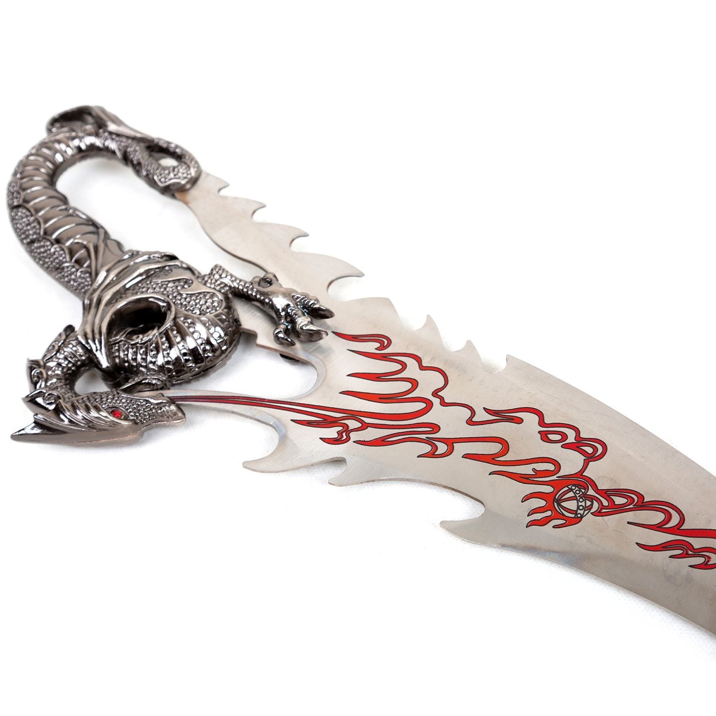 Fire Dragon Bending Knife Metal Blunt Blade Replica