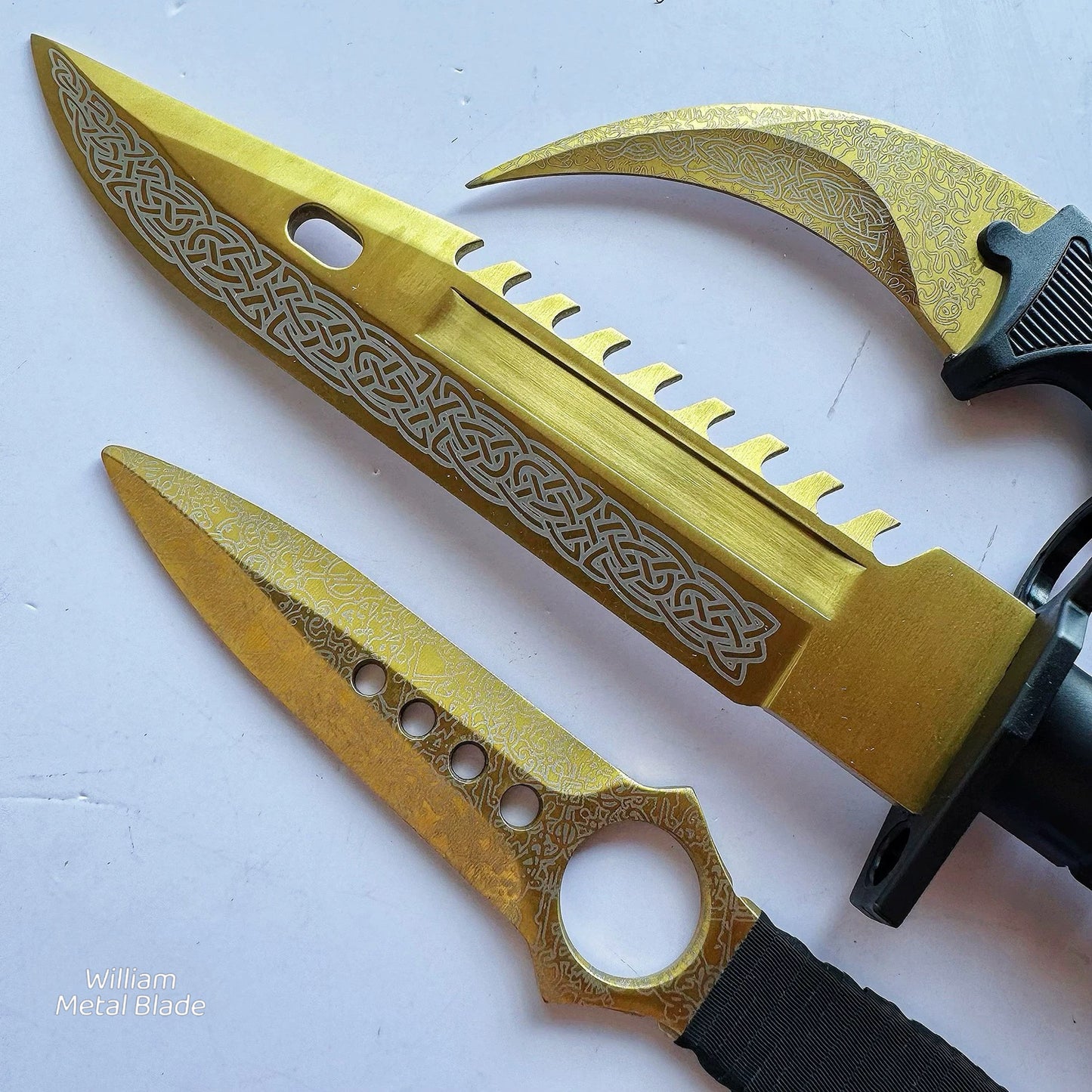 GO Game Lore Balisong & Knife 4 In 1 Pack