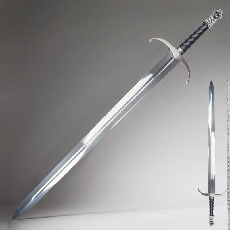 GOT Jon Snow Long Claw Sword Metal Valyrian Steel Sword Replica