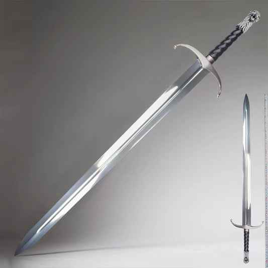 GOT Jon Snow Long Claw Sword Metal Valyrian Steel Sword Replica