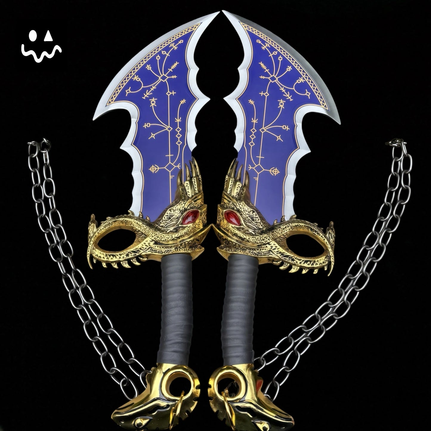GOW Norse Blades of Chaos Life-size Metal Replica