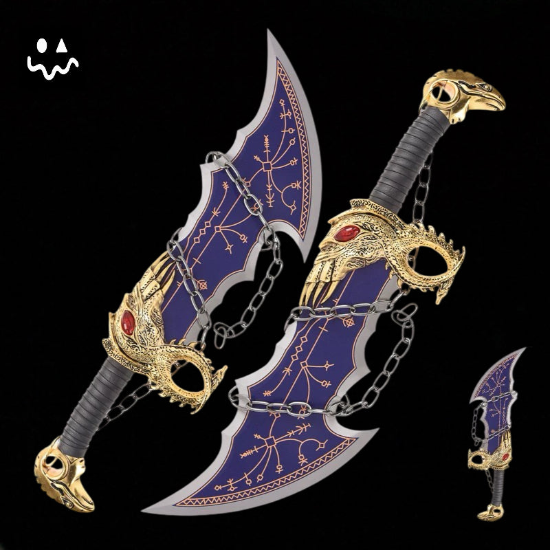 GOW Norse Blades of Chaos Life-size Metal Replica