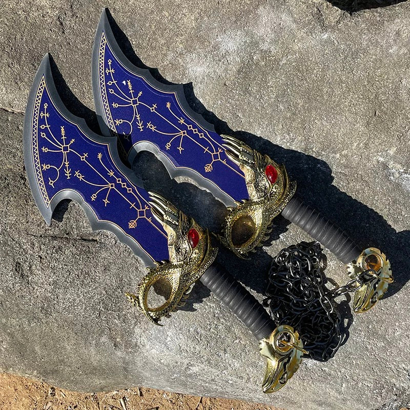 GOW Norse Blades of Chaos Life-size Metal Replica