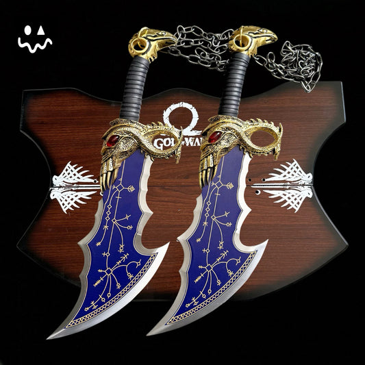 GOW Norse Blades of Chaos Life-size Metal Replica