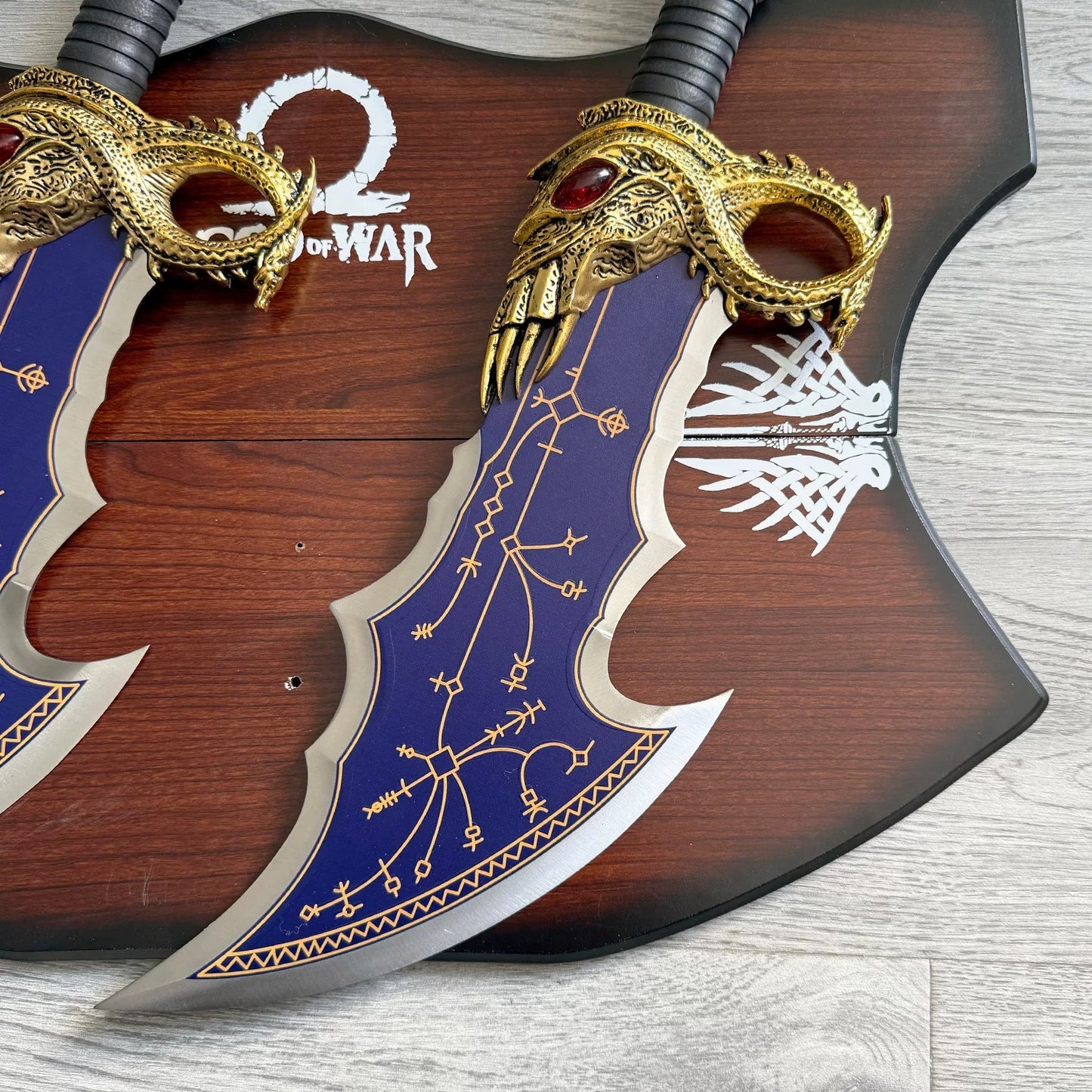 GOW Norse Blades of Chaos Life-size Metal Replica