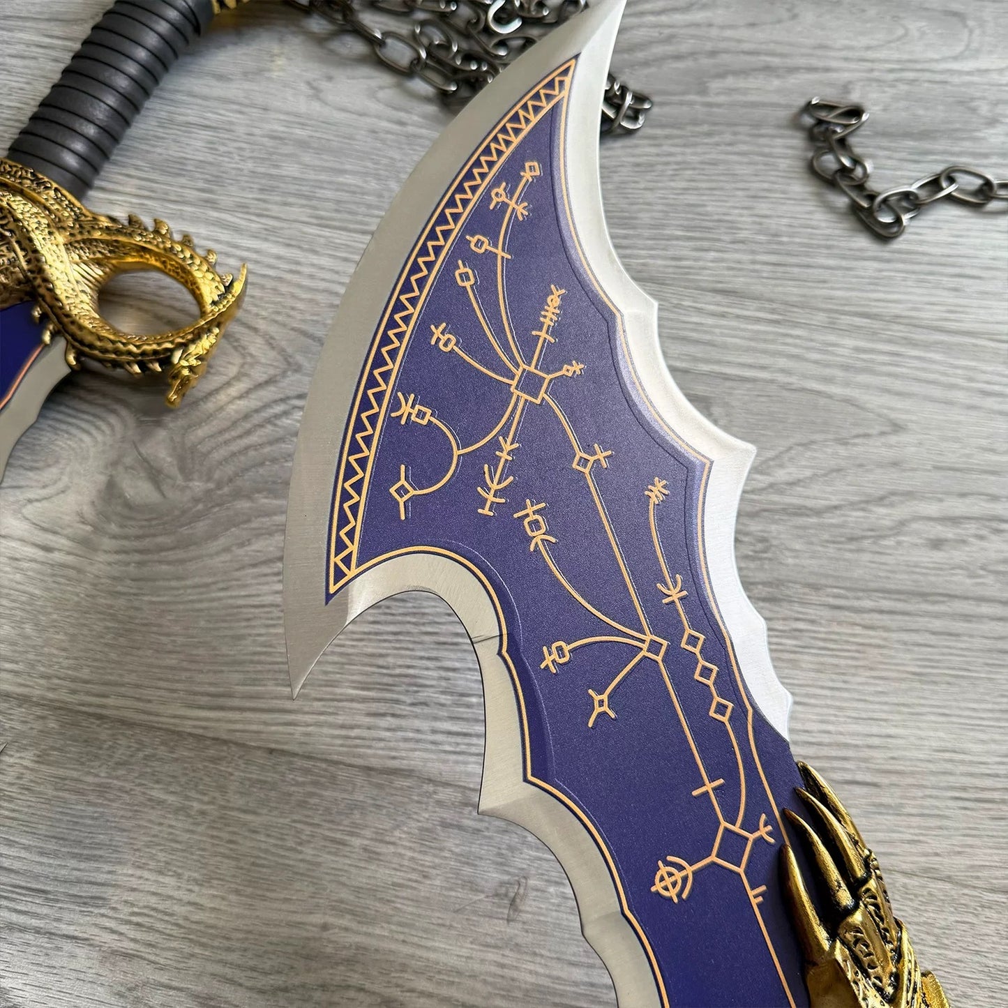 GOW Norse Blades of Chaos Life-size Metal Replica