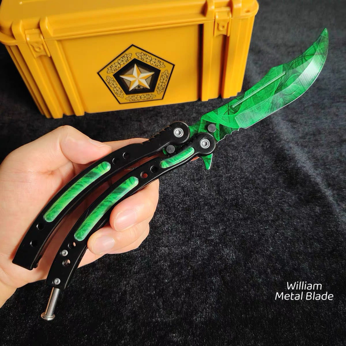 Gamma Doppler Blunt Blade Karambit Trainer & Balisong Trainer 2 in 1 Pack