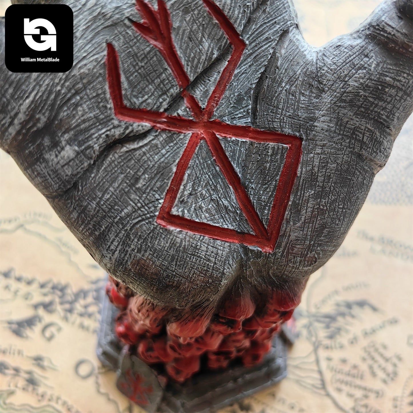 Guts Hand Of God Deck Display Art