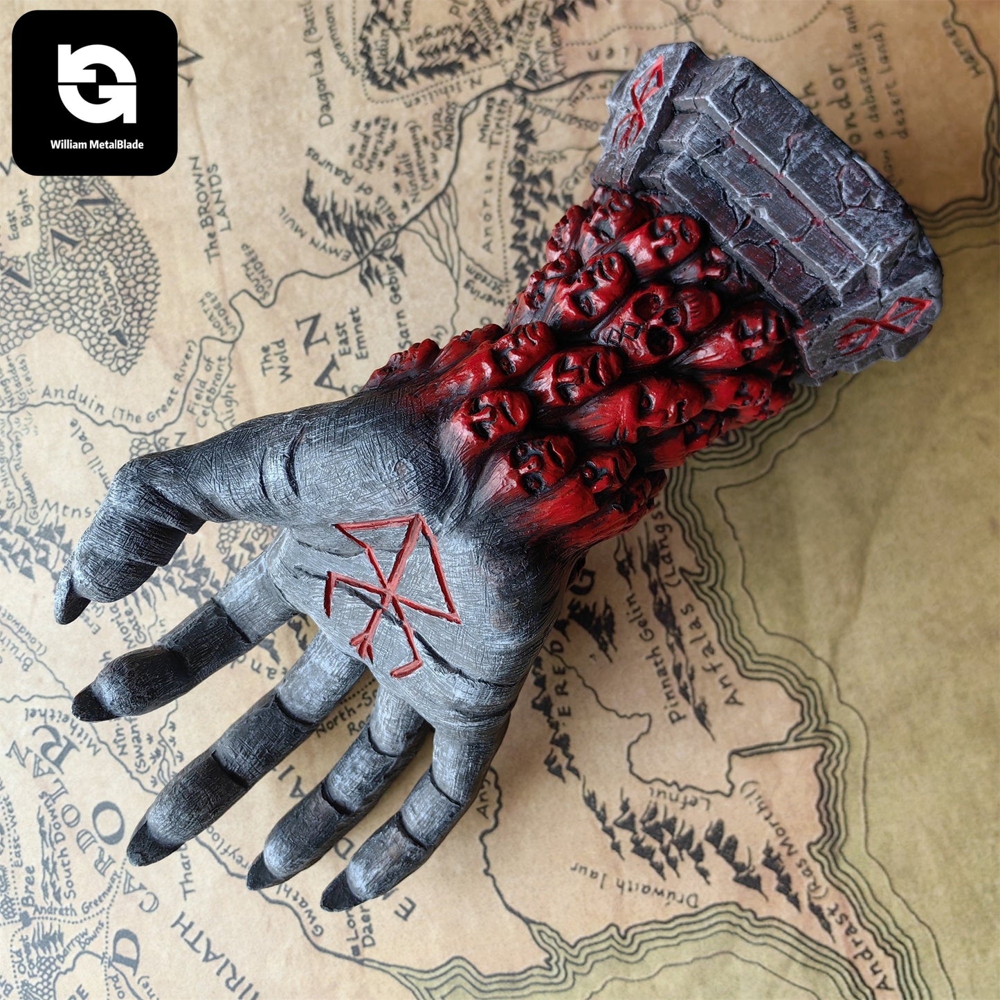 Guts Hand Of God Deck Display Art