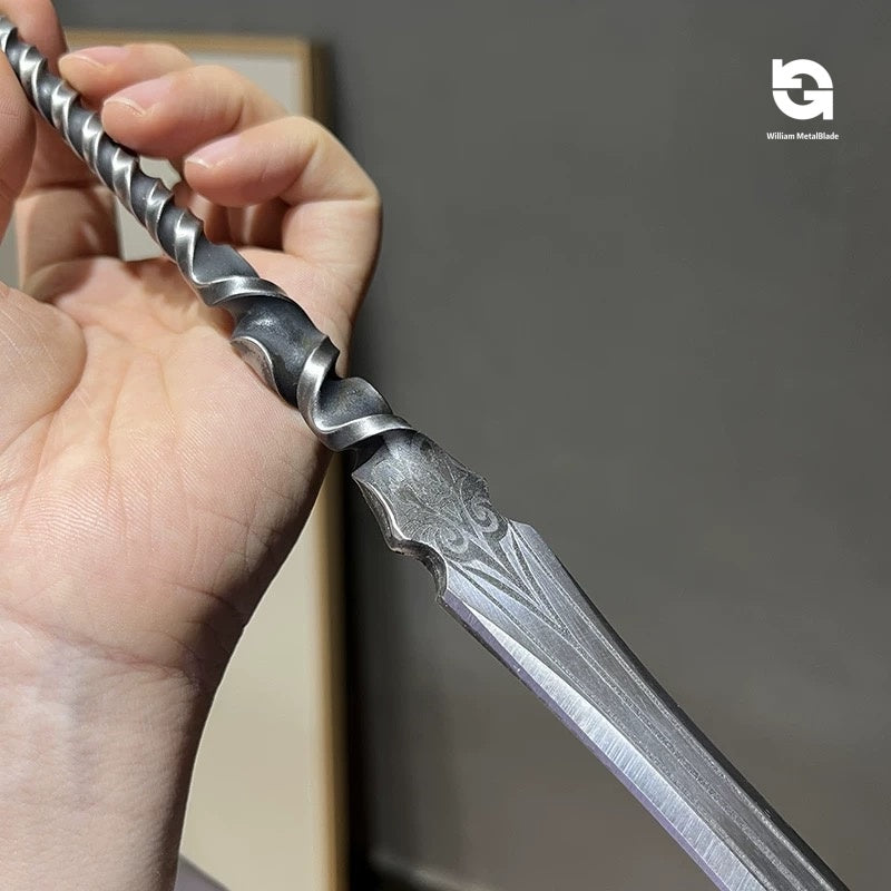 Hand-Forged Steel Zhaoyun Spear Metal Replica 37.5CM/14.7"