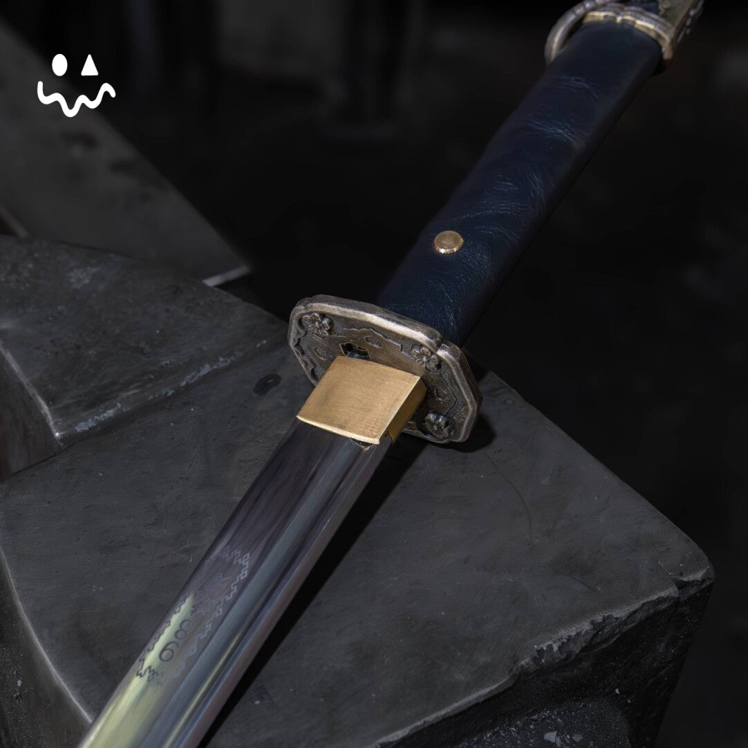 103cm/40.55" Handmade Black Katana Samurai SwordsTraditional Display Sword