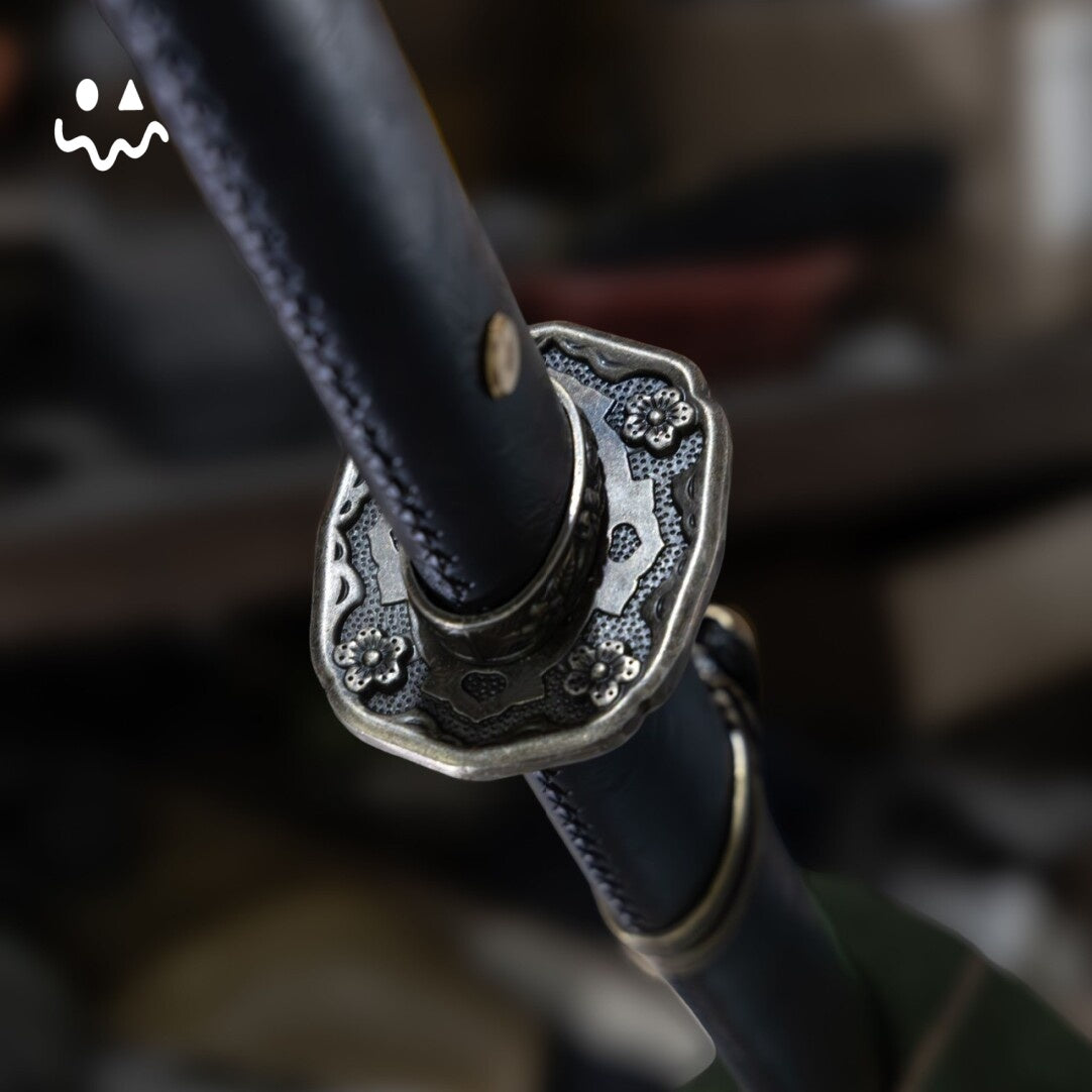 103cm/40.55" Handmade Black Katana Samurai SwordsTraditional Display Sword