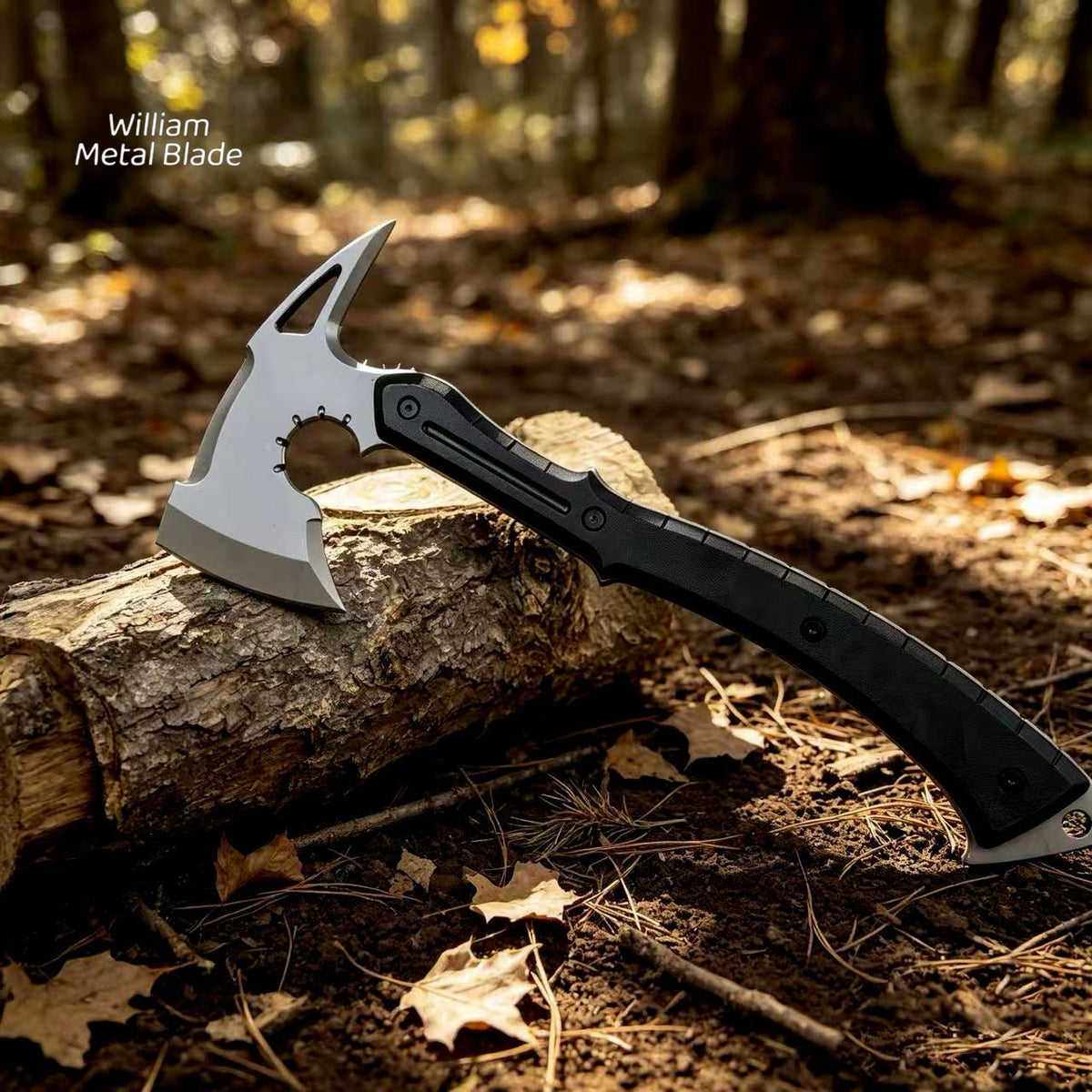 Handmade Dc53 Steel Re9 Leon Tactical Axe 36CM / 14.1" Full Scale Leon Hatchet For Collection