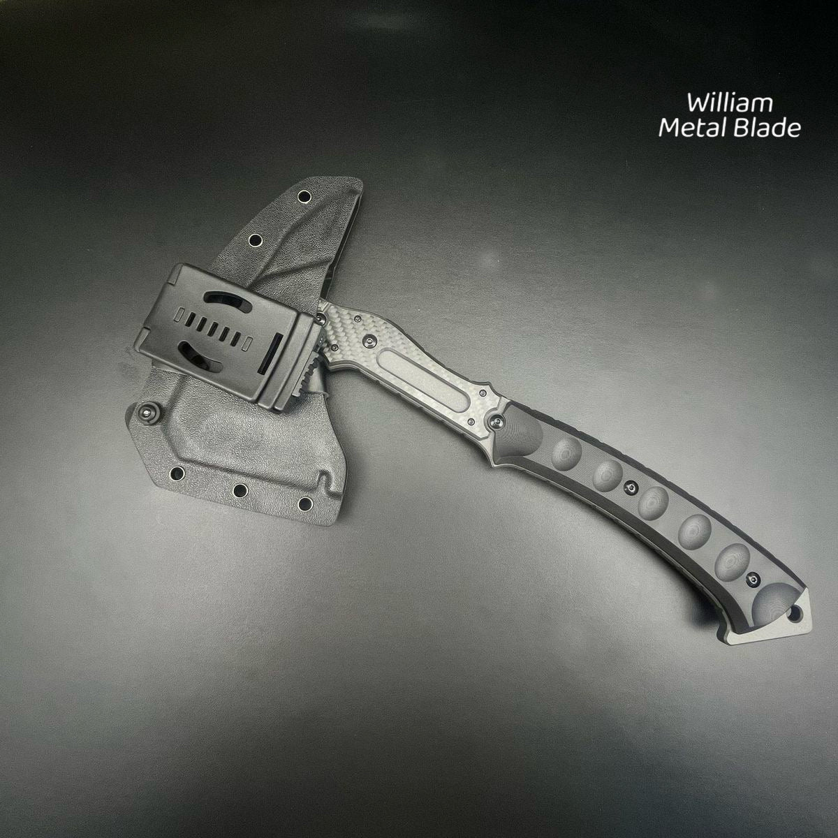 Handmade Steel Re9 Leon Tactical Axe Full Configuration Edition