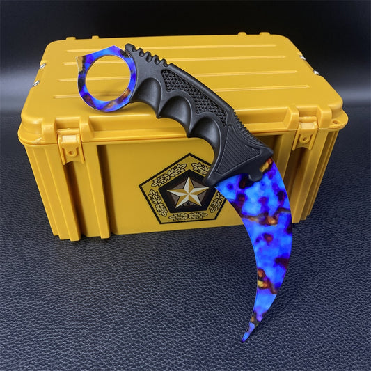 GO Gamma Case Skin Lootbox gehärteter Karambit-Messertrainer
