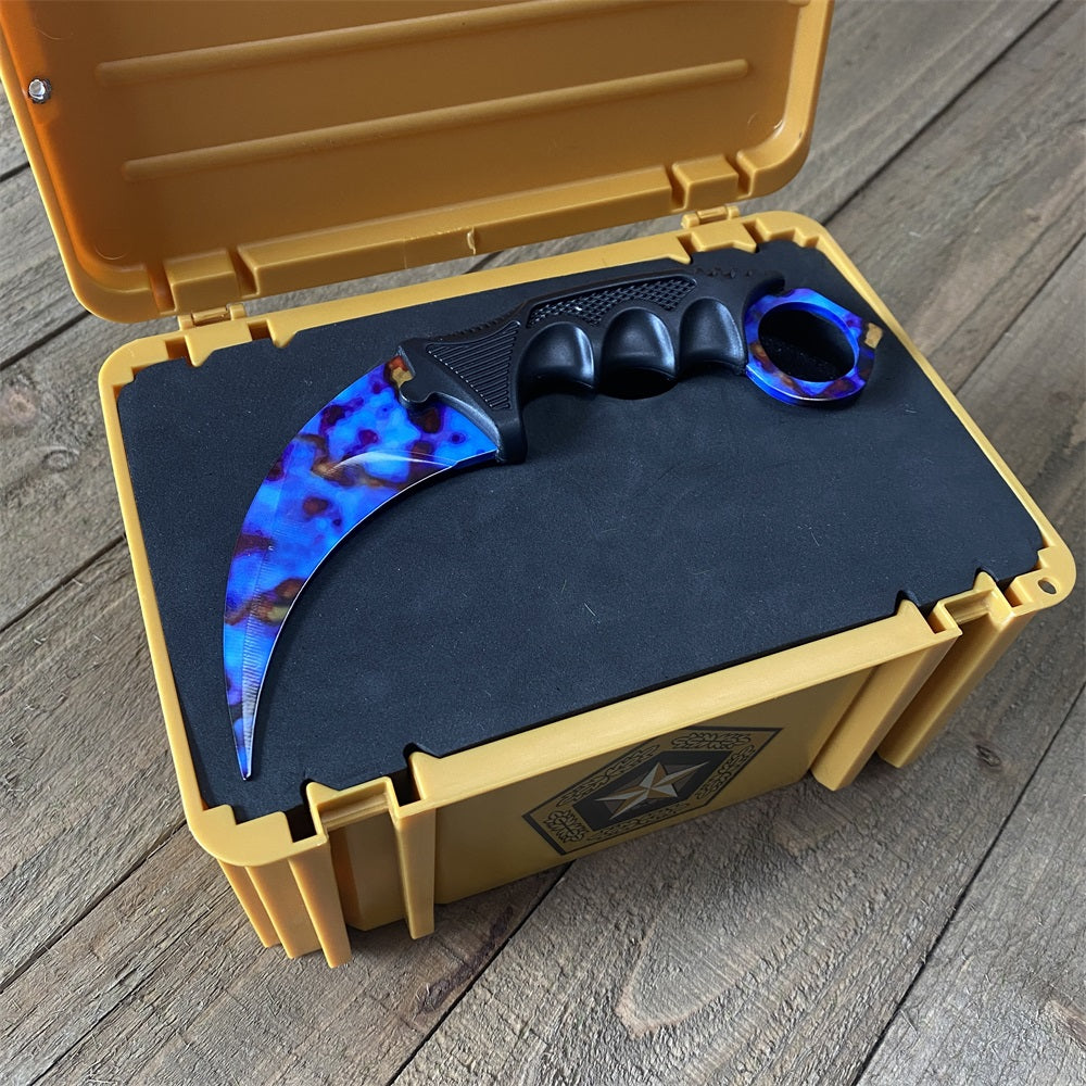 GO Gamma Case Skin Loot Box Hardened Karambit Knife Trainer