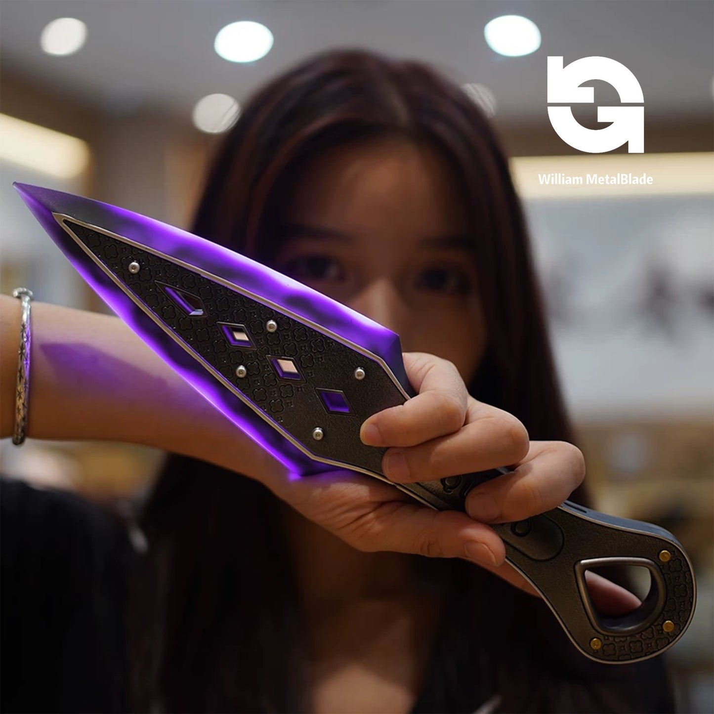 High-quality Purple Wraith Heirloom Kunai 3D Night Lamp