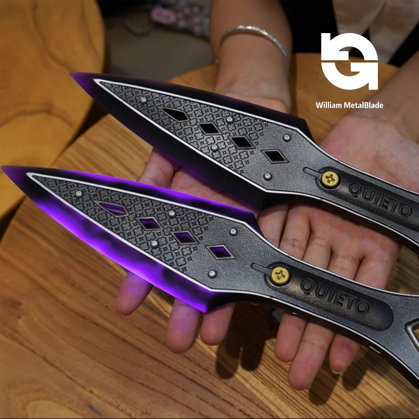 High-quality Purple Wraith Heirloom Kunai 3D Night Lamp