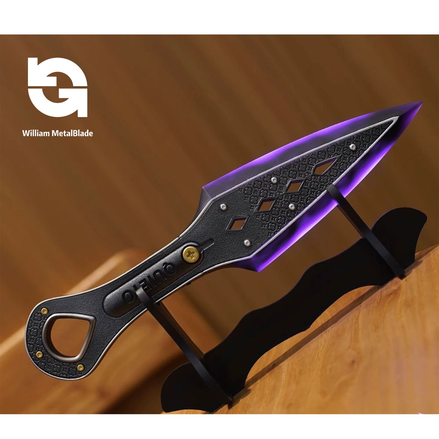 High-quality Purple Wraith Heirloom Kunai 3D Night Lamp