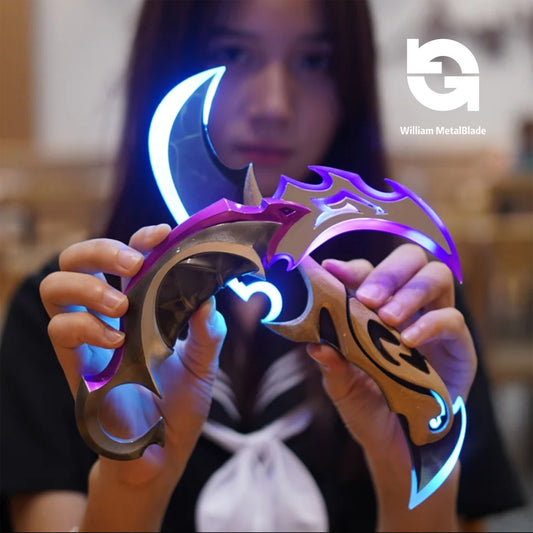 High-quality Reaver Karambit Luna's Descent 3D Night Lamp