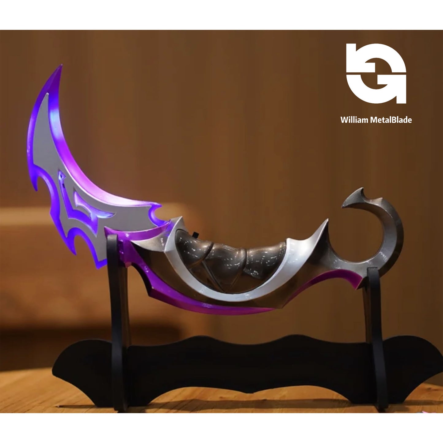 High-quality Reaver Karambit Luna's Descent 3D Night Lamp