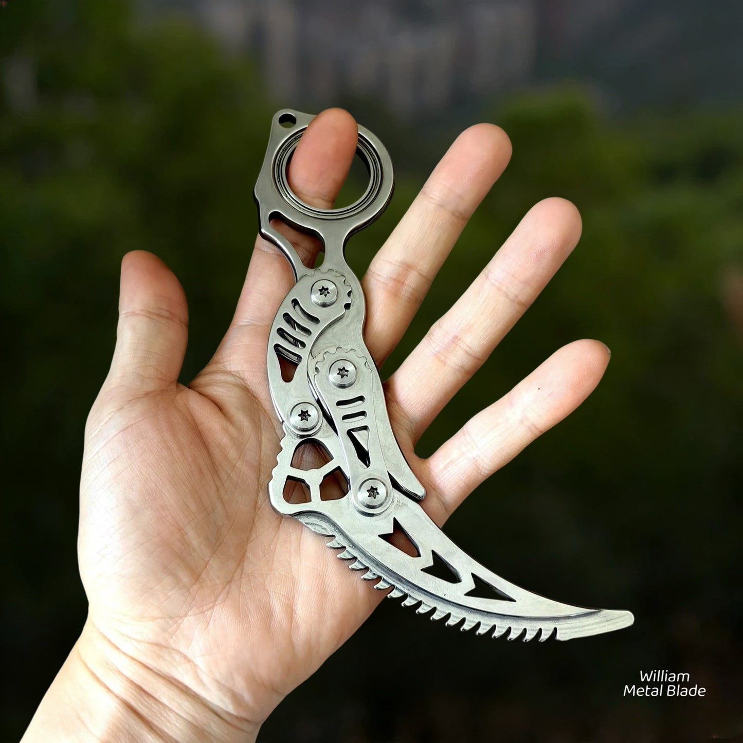 High-quality Steel Karambit Blunt Blade Trainer