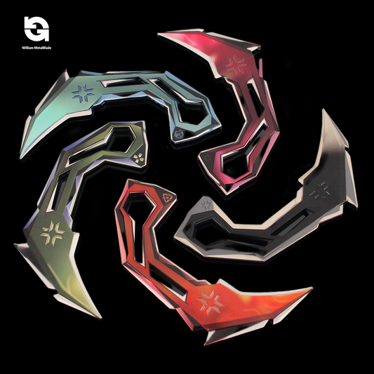 Luminous Pattern Metal VCT karambit Replica 5 In 1 Pack