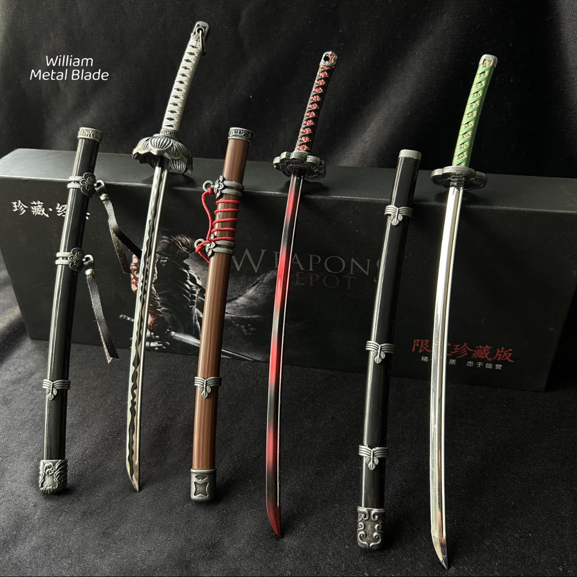 High quality Mini Kusabimaru katana 3 In 1 Gift Box