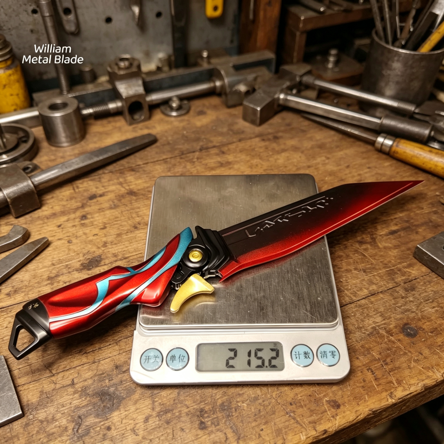Holo Meridian Knife Alloy Blunt Blade Replica