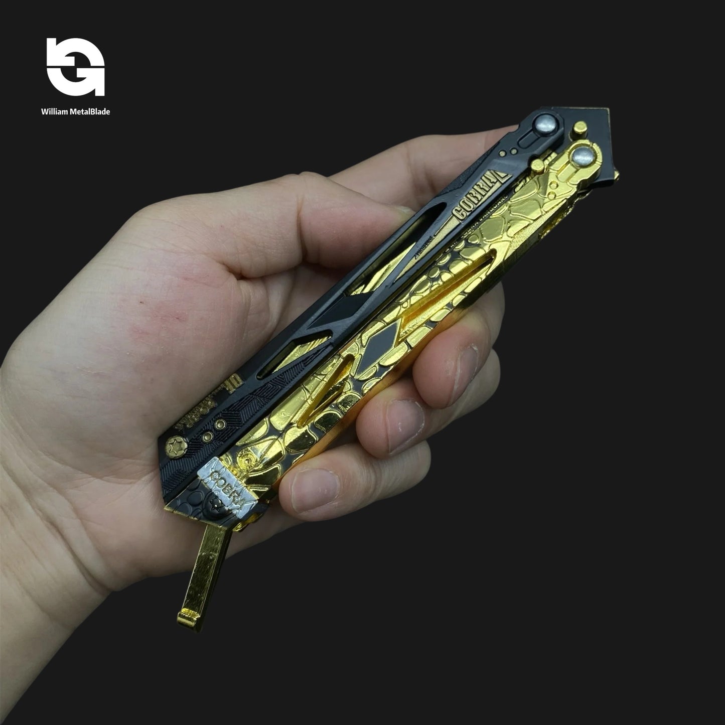 Hot Game 28CM/11" Metal Shadow Edge Butterfly Knife