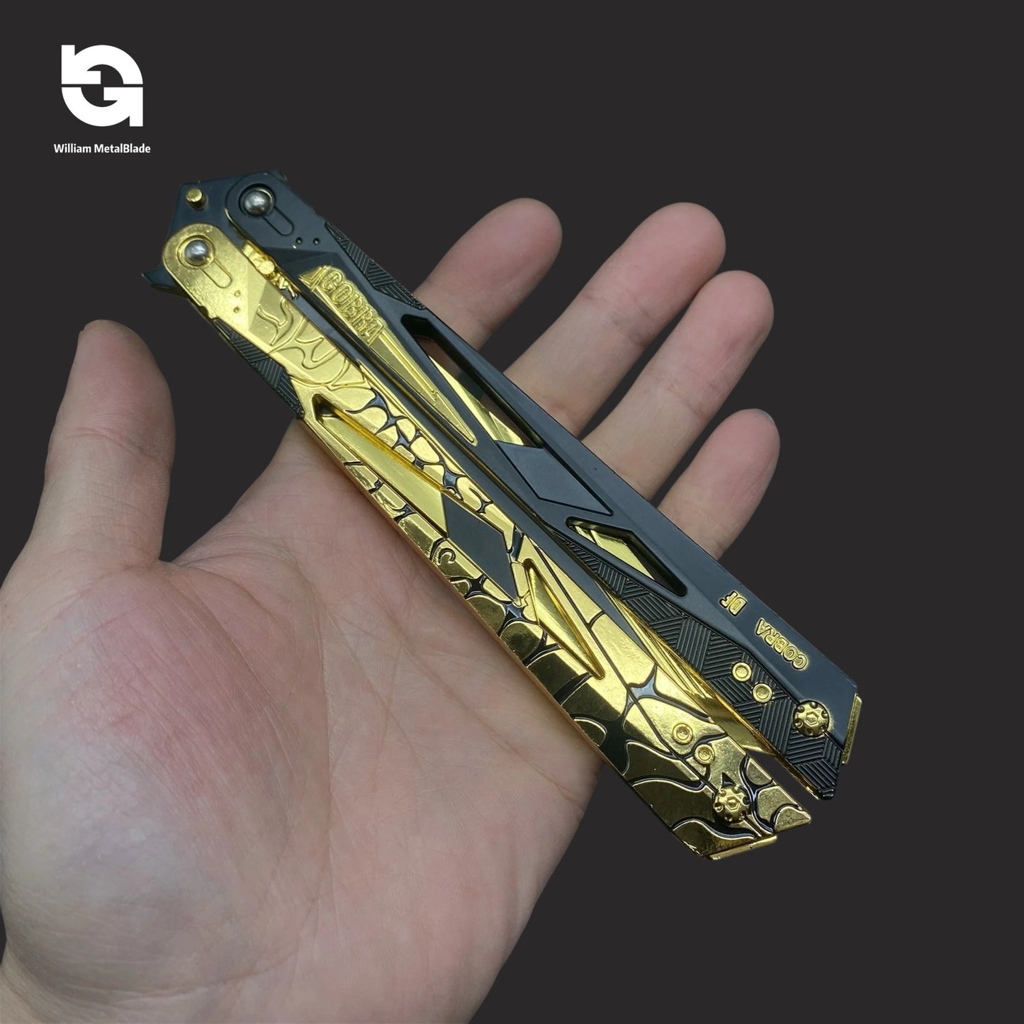 Hot Game 28CM/11" Metal Shadow Edge Butterfly Knife