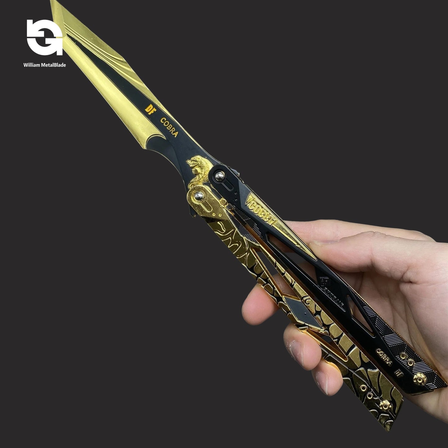 Hot Game 28CM/11" Metal Shadow Edge Butterfly Knife