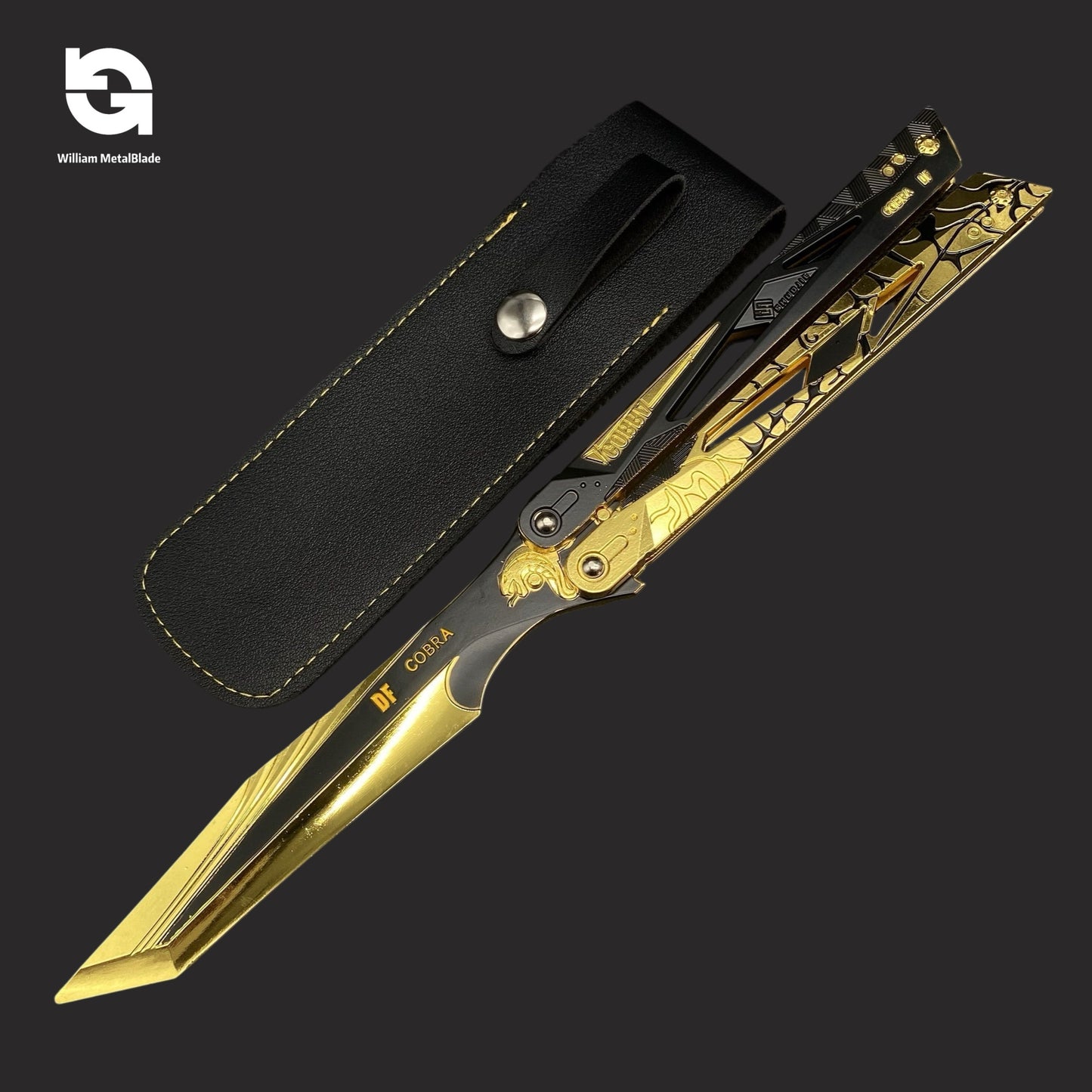 Hot Game 28CM/11" Metal Shadow Edge Butterfly Knife