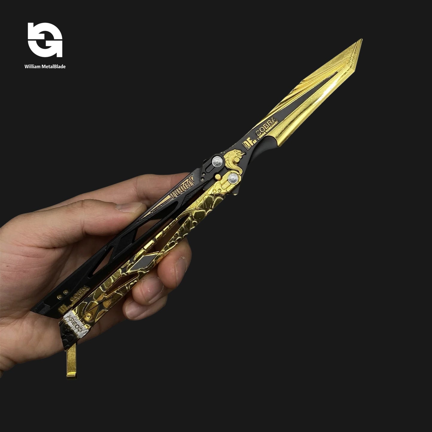 Hot Game 28CM/11" Metal Shadow Edge Butterfly Knife