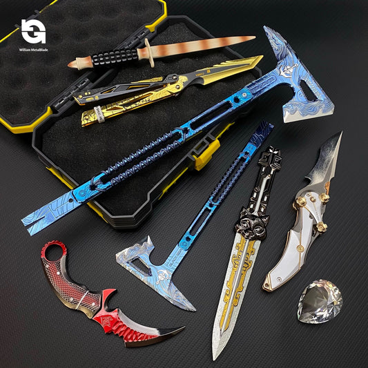 Hot Game Delta Force Metal Weapons Replica Collection