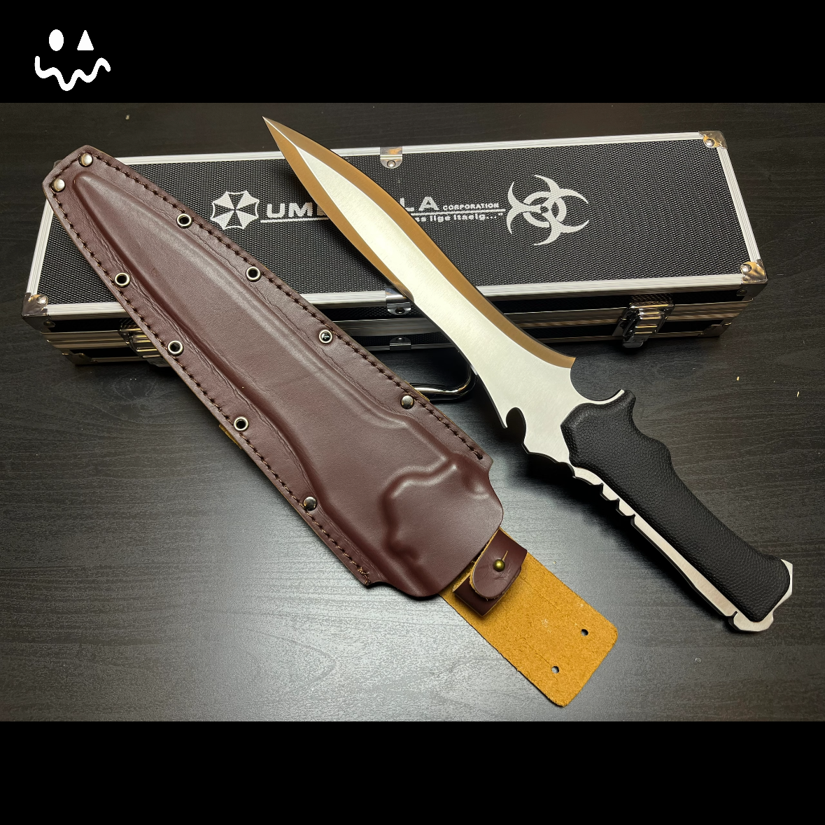 Hand-forging Re4 Krauser Knife Sharp Blade Steel Replica