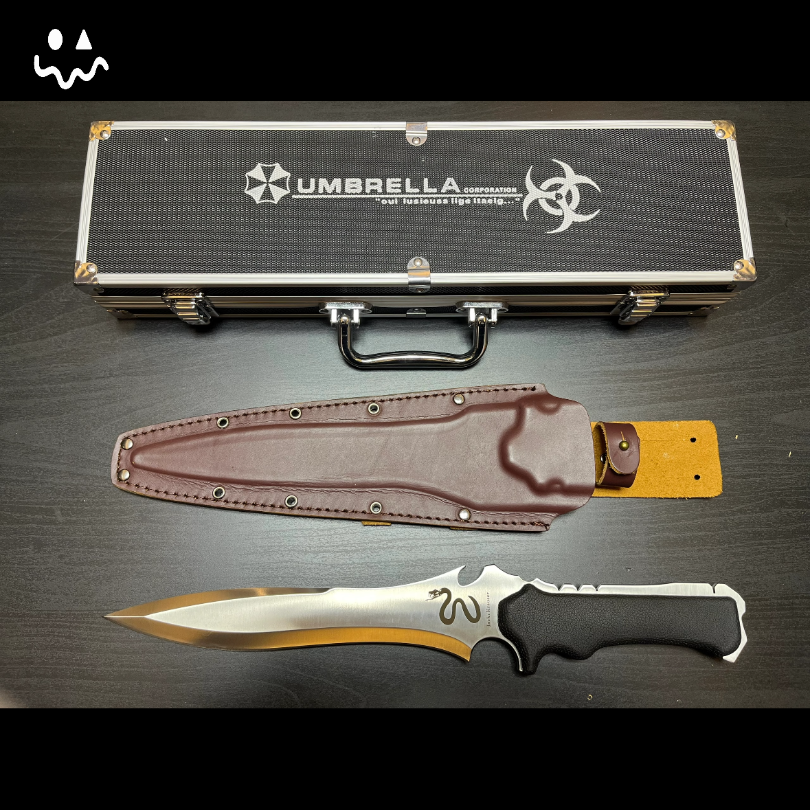Hand-forging Re4 Krauser Knife Sharp Blade Steel Replica