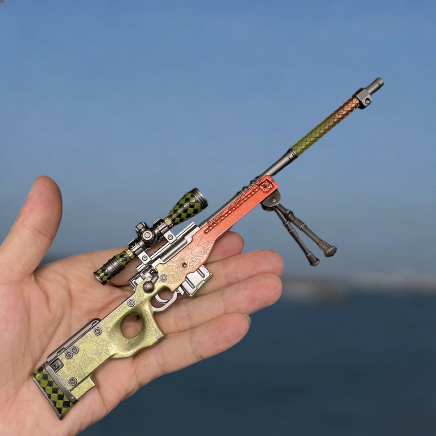 Dragon Lore & Fade AWP Miniature Metal Replica