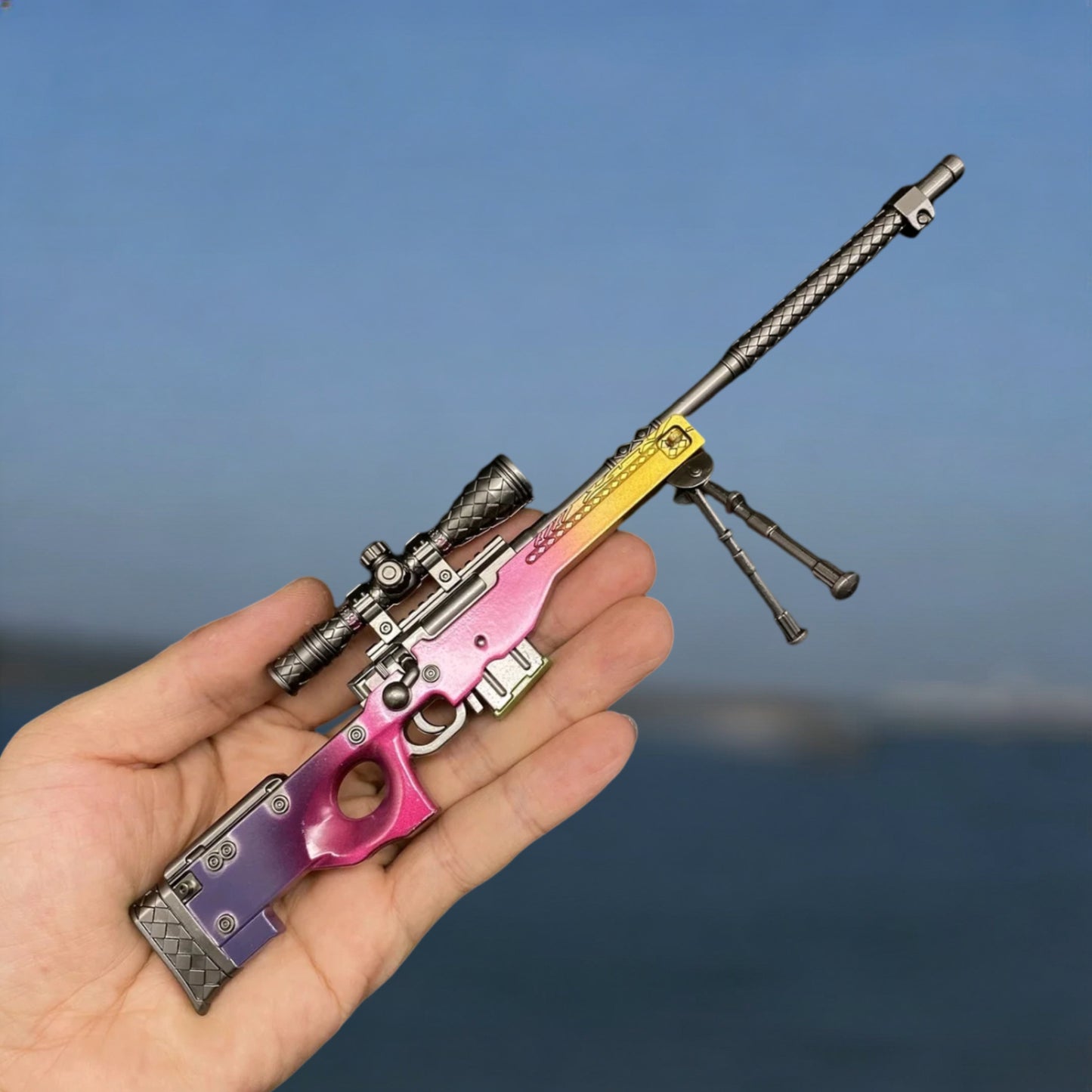Dragon Lore & Fade AWP Miniature Metal Replica
