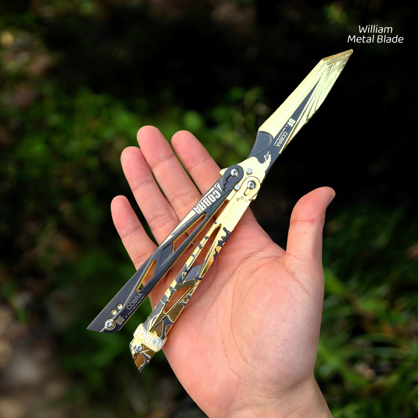 Delta Force IRL Cobra Vanguard High-quality Stainless Steel Balisong Trainer