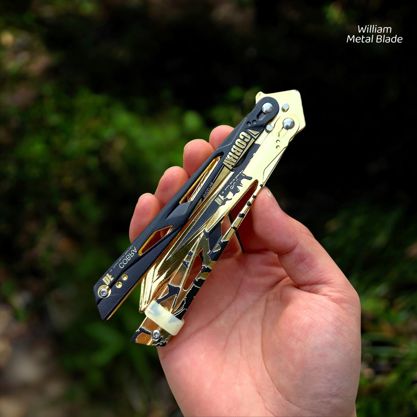 Delta Force IRL Cobra Vanguard High-quality Stainless Steel Balisong Trainer