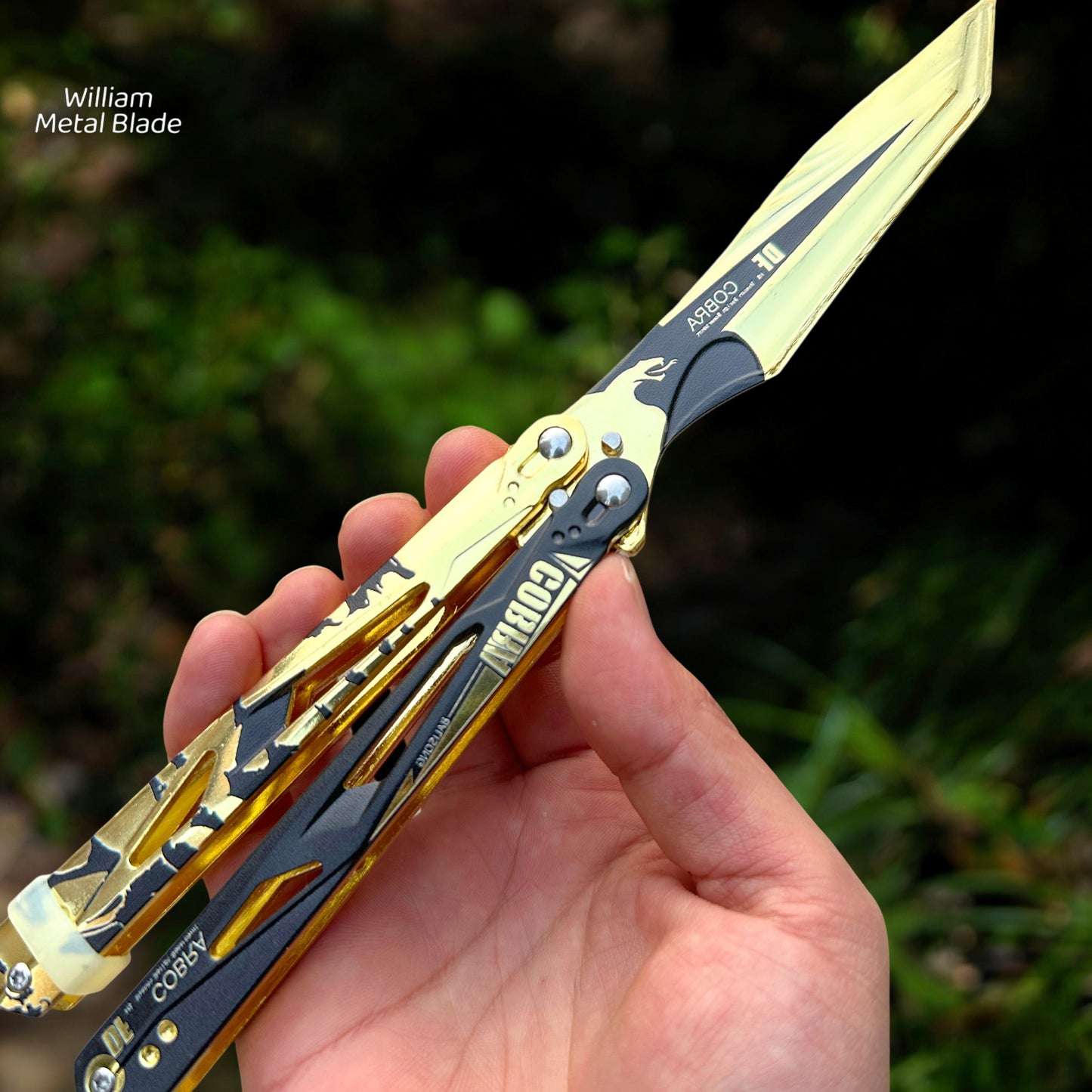 Delta Force IRL Cobra Vanguard High-quality Stainless Steel Balisong Trainer